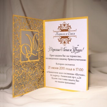 Свадебные пригласительные приглашения свадьбу в Симферополь